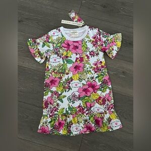 NWT Favorite Daughter x Roller Rabbit Girls Floral Dress Size 6